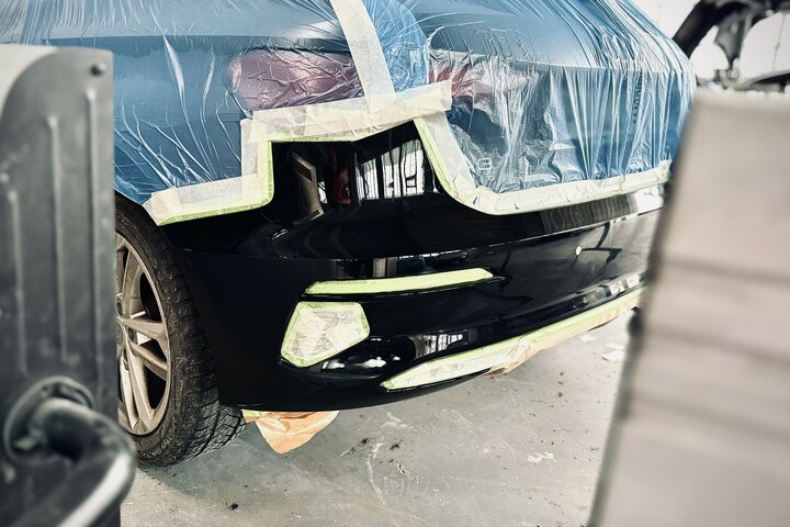 Spot Lackierung Stoßstange