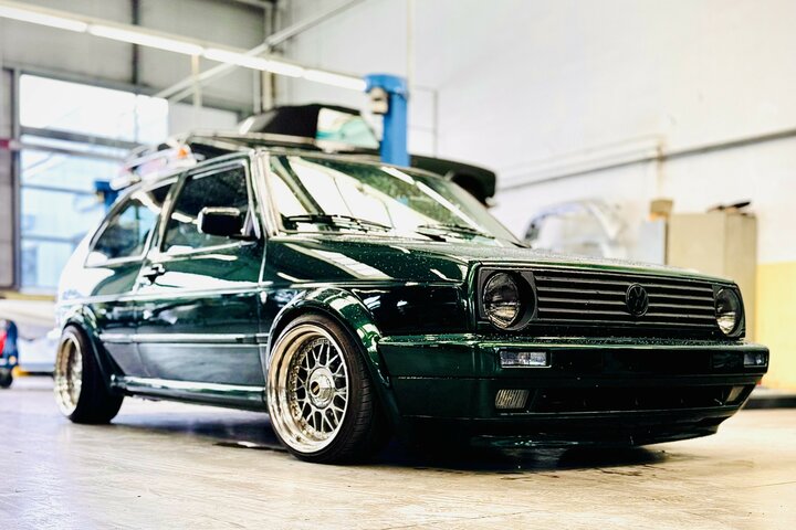 Lackpflege Golf grün